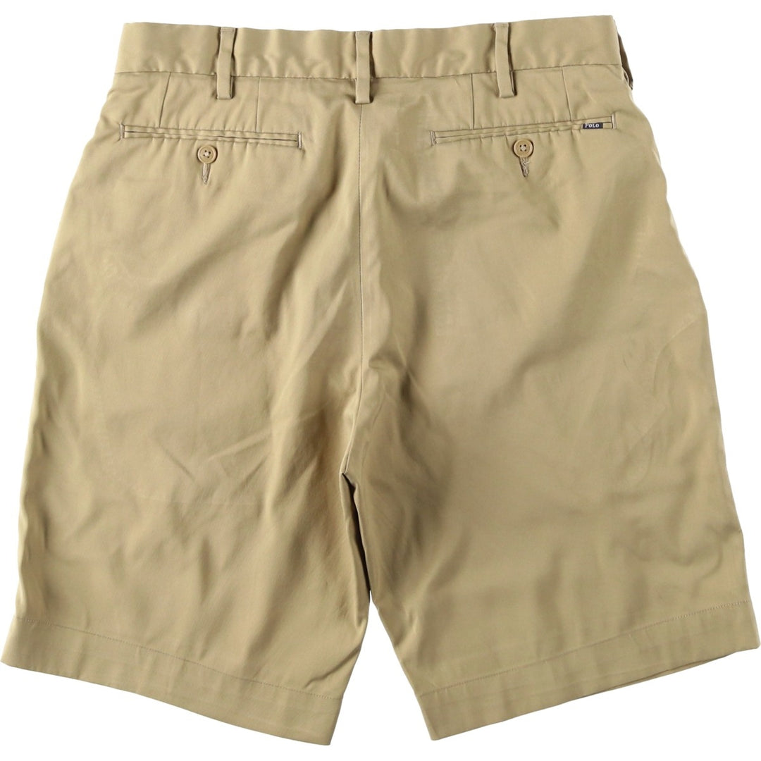 Ralph Lauren POLO RALPH LAUREN shorts, men's size W31 (approx.) polyester Beige type Vintage Second Hand
