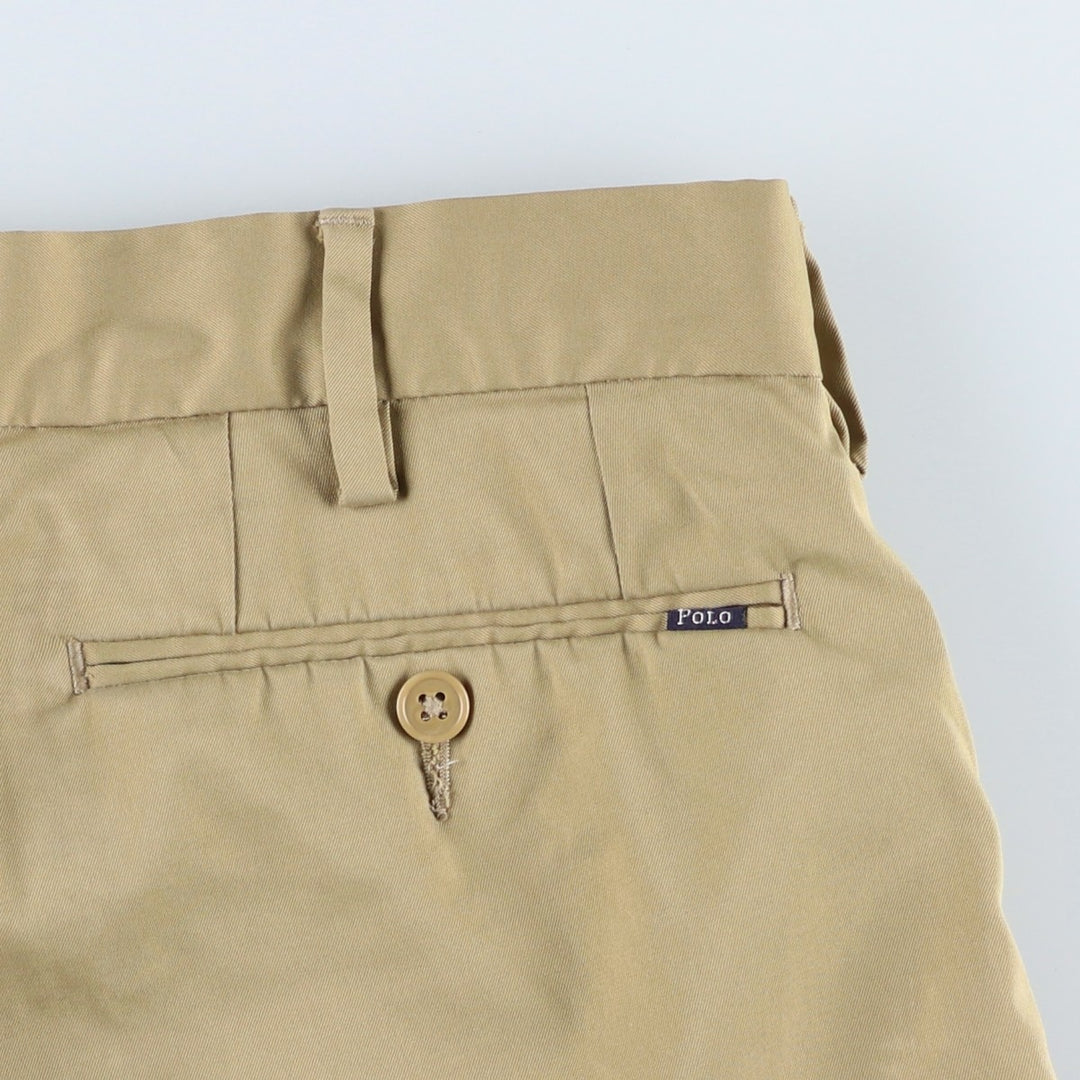 Ralph Lauren POLO RALPH LAUREN shorts, men's size W31 (approx.) polyester Beige type Vintage Second Hand