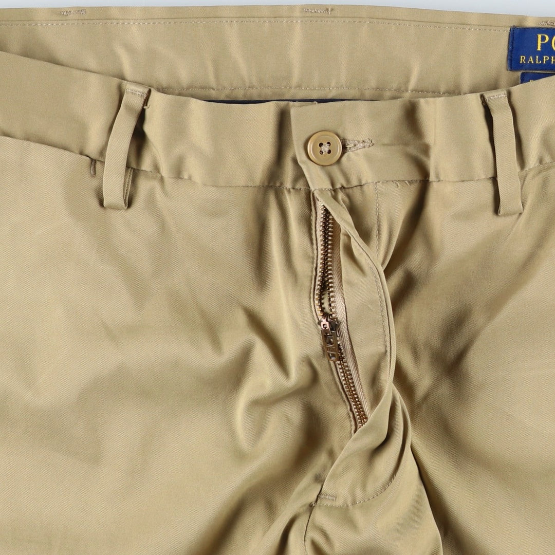 Ralph Lauren POLO RALPH LAUREN shorts, men's size W31 (approx.) polyester Beige type Vintage Second Hand