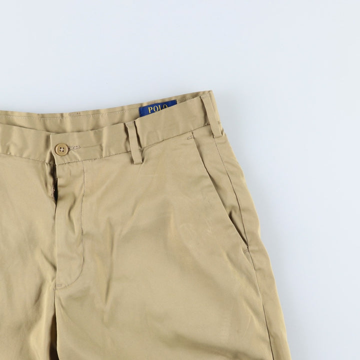 Ralph Lauren POLO RALPH LAUREN shorts, men's size W31 (approx.) polyester Beige type Vintage Second Hand