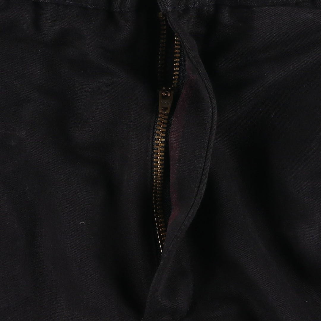 90'S Ralph Lauren CHAPS shorts, men's size W34 (approx.), vintage. Rayon black type Vintage Second Hand