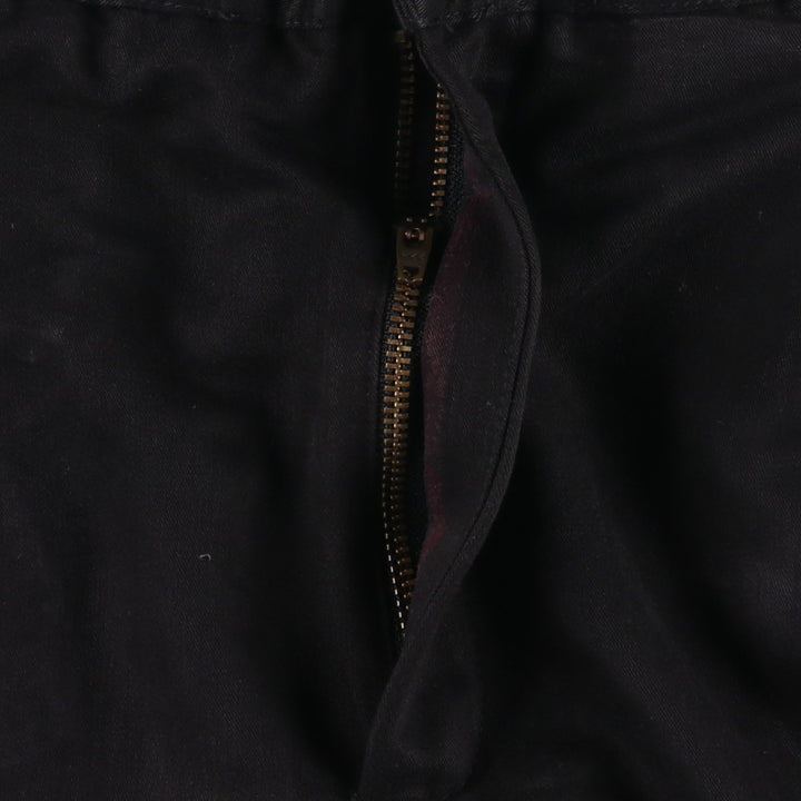 90'S Ralph Lauren CHAPS shorts, men's size W34 (approx.), vintage. Rayon black type Vintage Second Hand