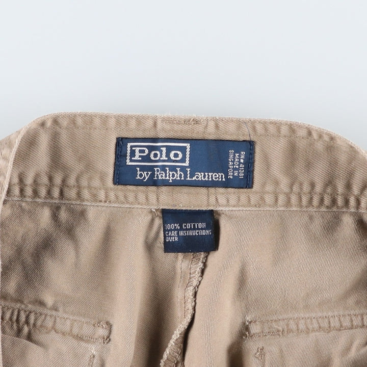 Ralph Lauren POLO by Ralph Lauren Chino Shorts Shorts Men's W30 equivalent cotton Beige type Vintage Second Hand