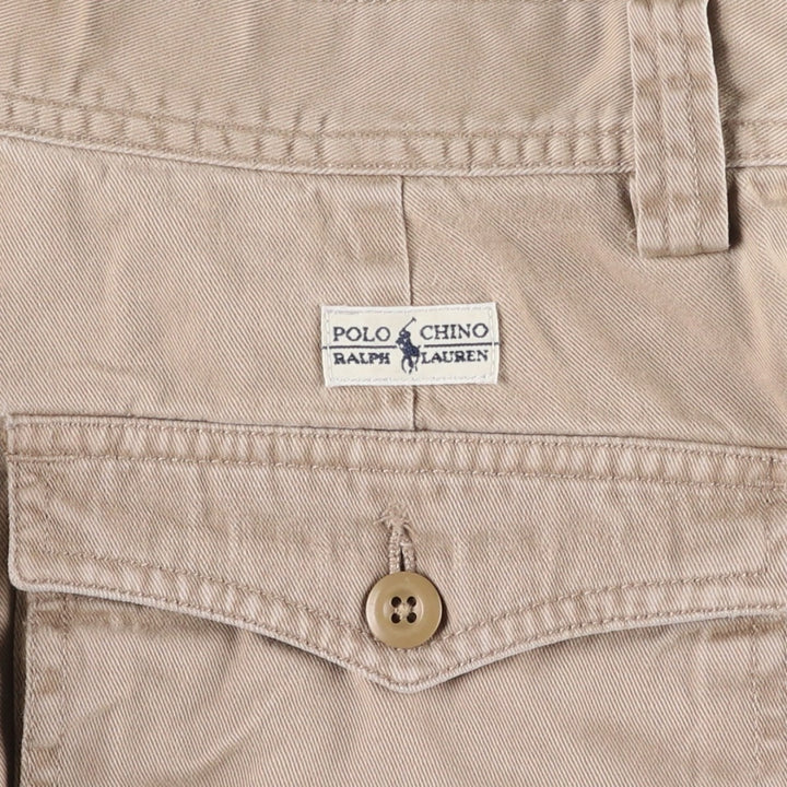 Ralph Lauren POLO by Ralph Lauren Chino Shorts Shorts Men's W30 equivalent cotton Beige type Vintage Second Hand