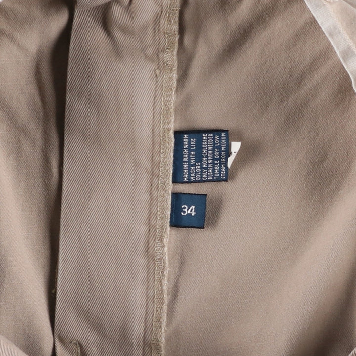 Ralph Lauren POLO by Ralph Lauren Two-Pleat Chino Shorts, Men's Size W33 (approx.) cotton Beige type Vintage Second Hand