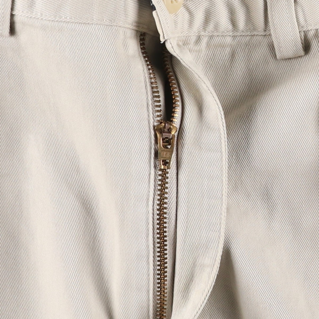 Ralph Lauren POLO RALPH LAUREN Two-pleat Chino Shorts Shorts Men's W32 equivalent cotton ivory Vintage Second Hand
