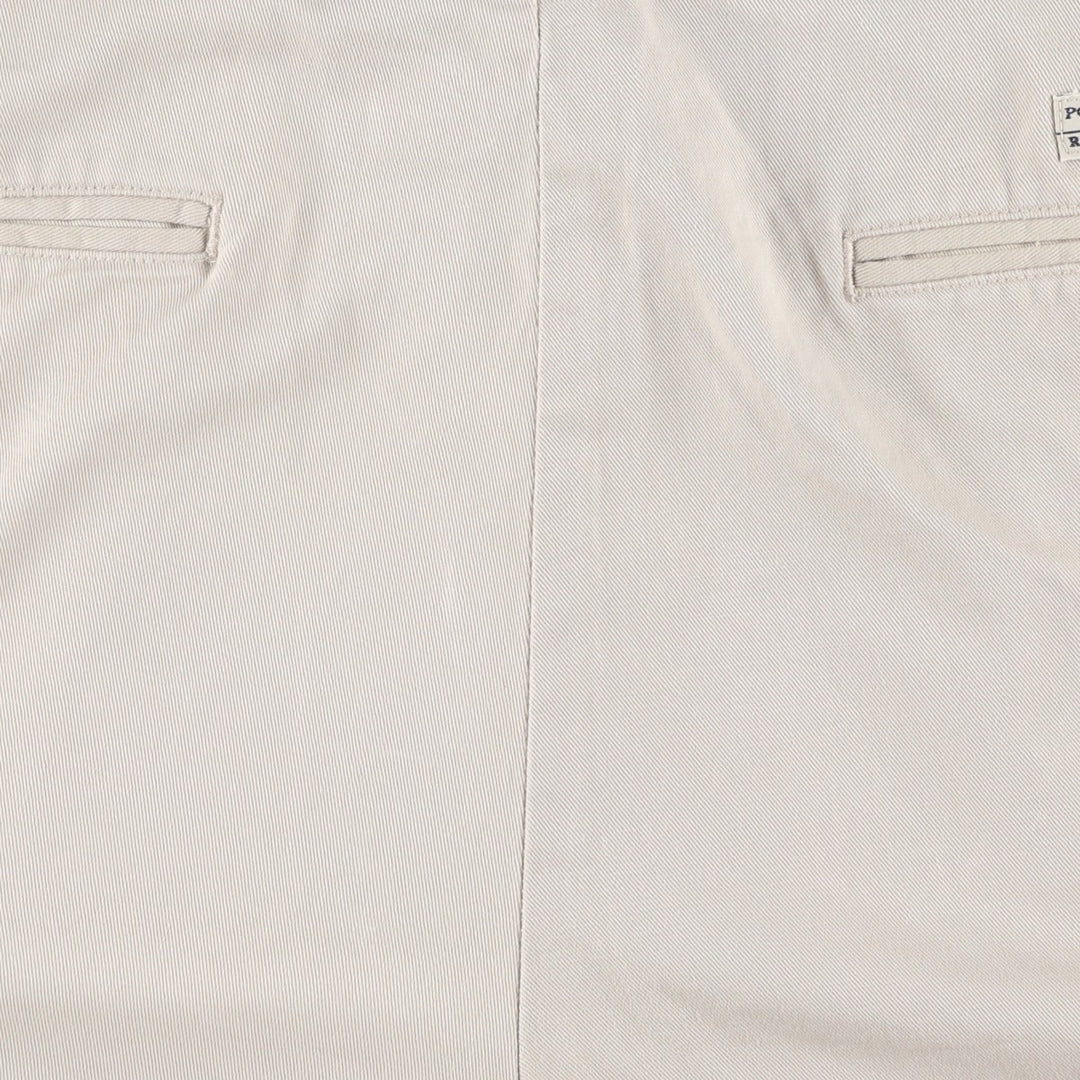 Ralph Lauren POLO RALPH LAUREN Two-pleat Chino Shorts Shorts Men's W32 equivalent cotton ivory Vintage Second Hand