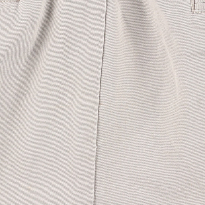 Ralph Lauren POLO by Ralph Lauren ANDREW SHORT Two-pleat chino shorts, short pants, men's size W35 cotton pale white type Vintage Second Hand