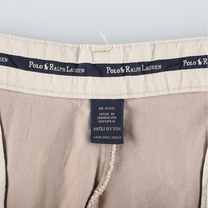 Ralph Lauren POLO RALPH LAUREN Two-pleat Chino Shorts Shorts Men's W34 equivalent cotton Beige type Vintage Second Hand