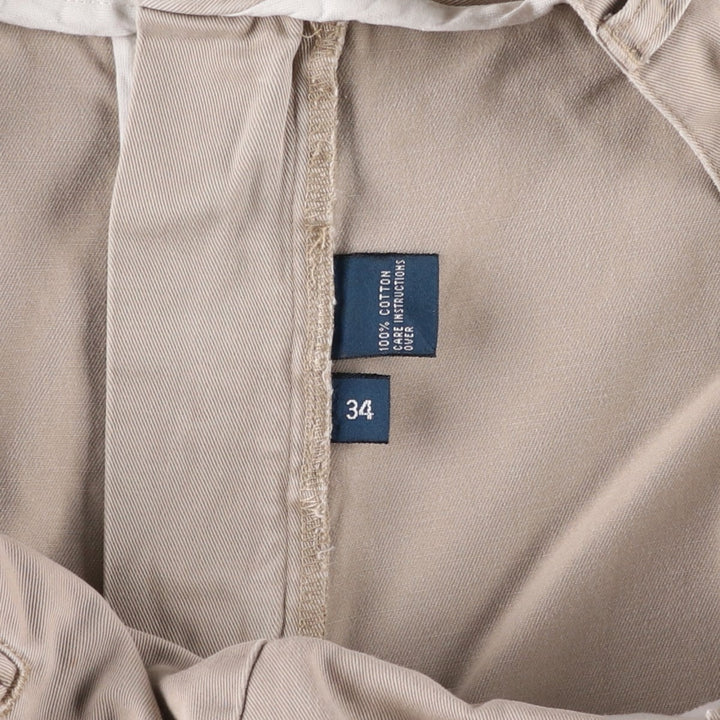 Ralph Lauren POLO by Ralph Lauren Two-pleat Chino Shorts Shorts Men's W34 equivalent cotton Beige type Vintage Second Hand