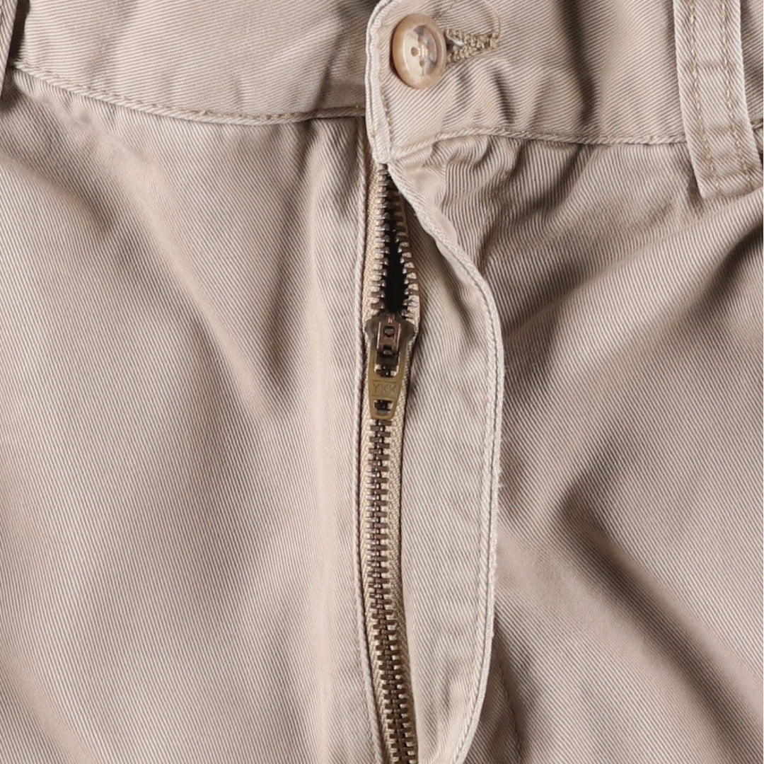 Ralph Lauren POLO by Ralph Lauren Two-pleat Chino Shorts Shorts Men's W34 equivalent cotton Beige type Vintage Second Hand