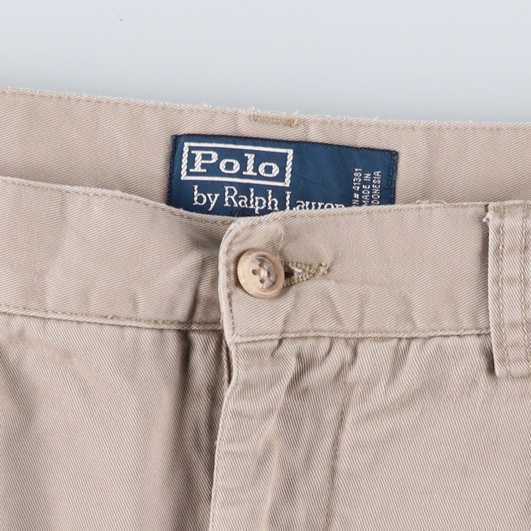 Ralph Lauren POLO by Ralph Lauren Two-pleat Chino Shorts Shorts Men's W34 equivalent cotton Beige type Vintage Second Hand