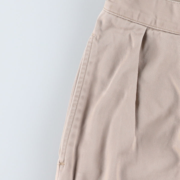 Ralph Lauren POLO by Ralph Lauren Two-pleat Chino Shorts Shorts Men's W34 equivalent cotton Beige type Vintage Second Hand