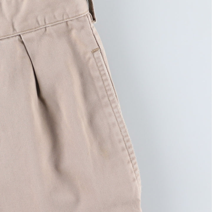 Ralph Lauren POLO by Ralph Lauren Two-pleat Chino Shorts Shorts Men's W34 equivalent cotton Beige type Vintage Second Hand