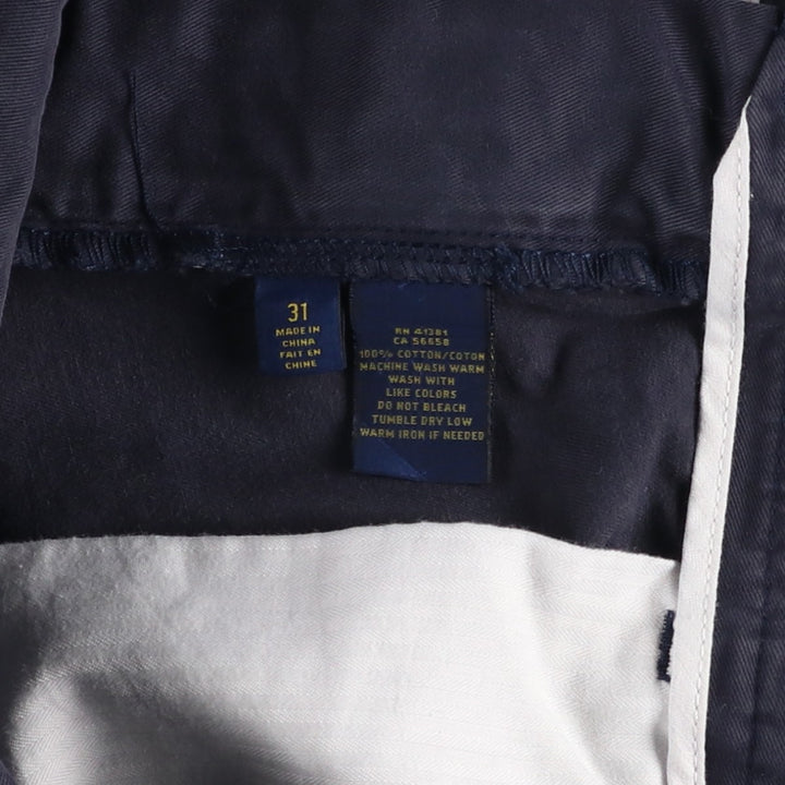 Ralph Lauren POLO RALPH LAUREN Chino Shorts Shorts Men's W30 equivalent cotton navy blue type Vintage Second Hand
