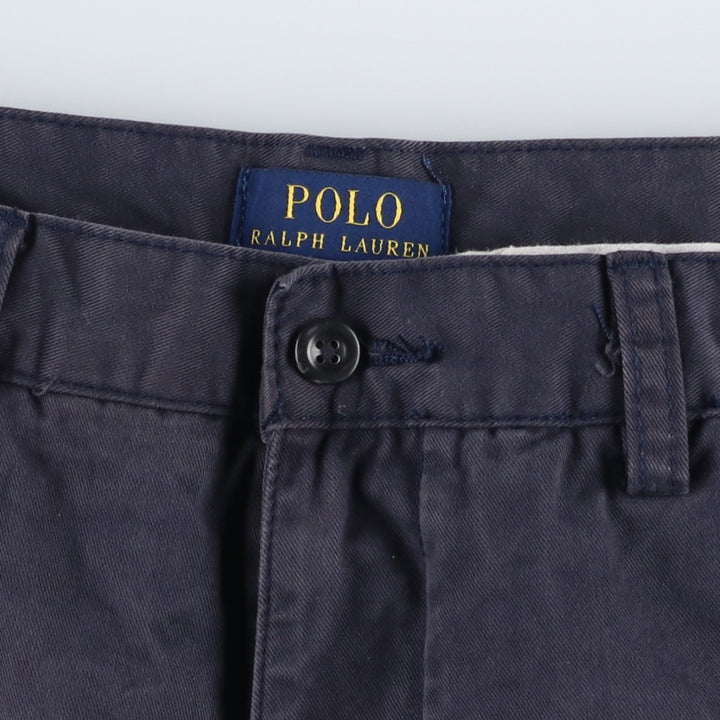 Ralph Lauren POLO RALPH LAUREN Chino Shorts Shorts Men's W30 equivalent cotton navy blue type Vintage Second Hand