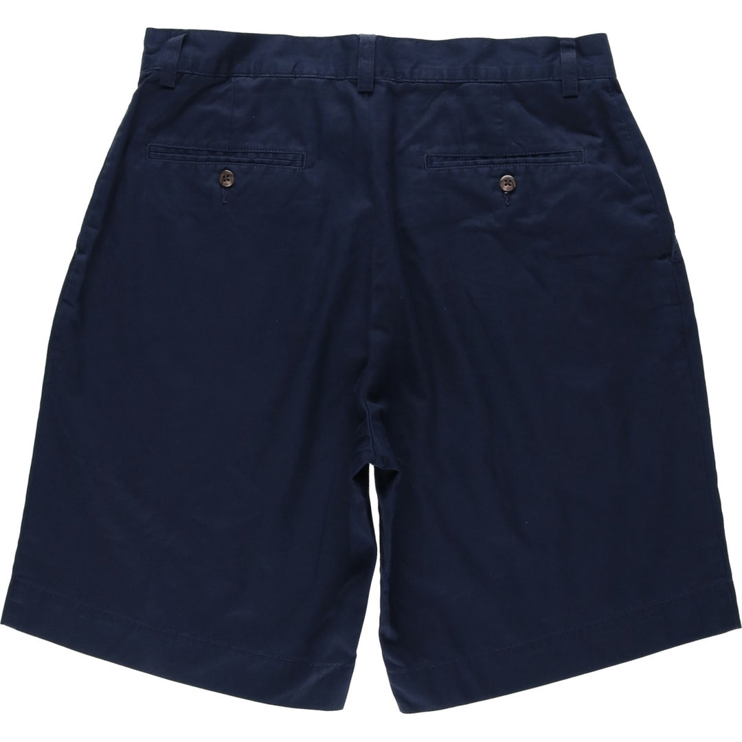 Ralph Lauren POLO by Ralph Lauren Chino Shorts Short Pants Men's W32 equivalent cotton navy blue type Vintage Second Hand