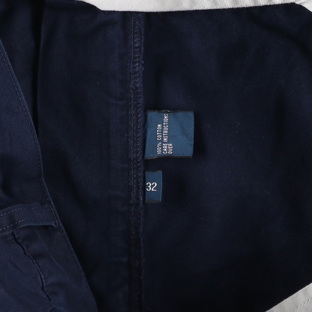 Ralph Lauren POLO by Ralph Lauren Chino Shorts Short Pants Men's W32 equivalent cotton navy blue type Vintage Second Hand