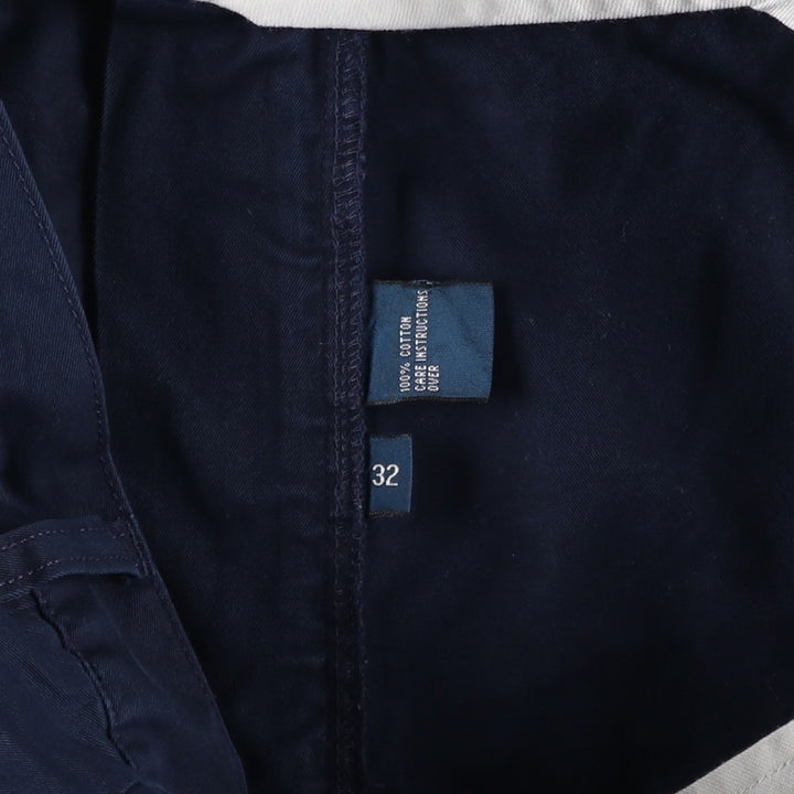 Ralph Lauren POLO by Ralph Lauren Chino Shorts Short Pants Men's W32 equivalent cotton navy blue type Vintage Second Hand