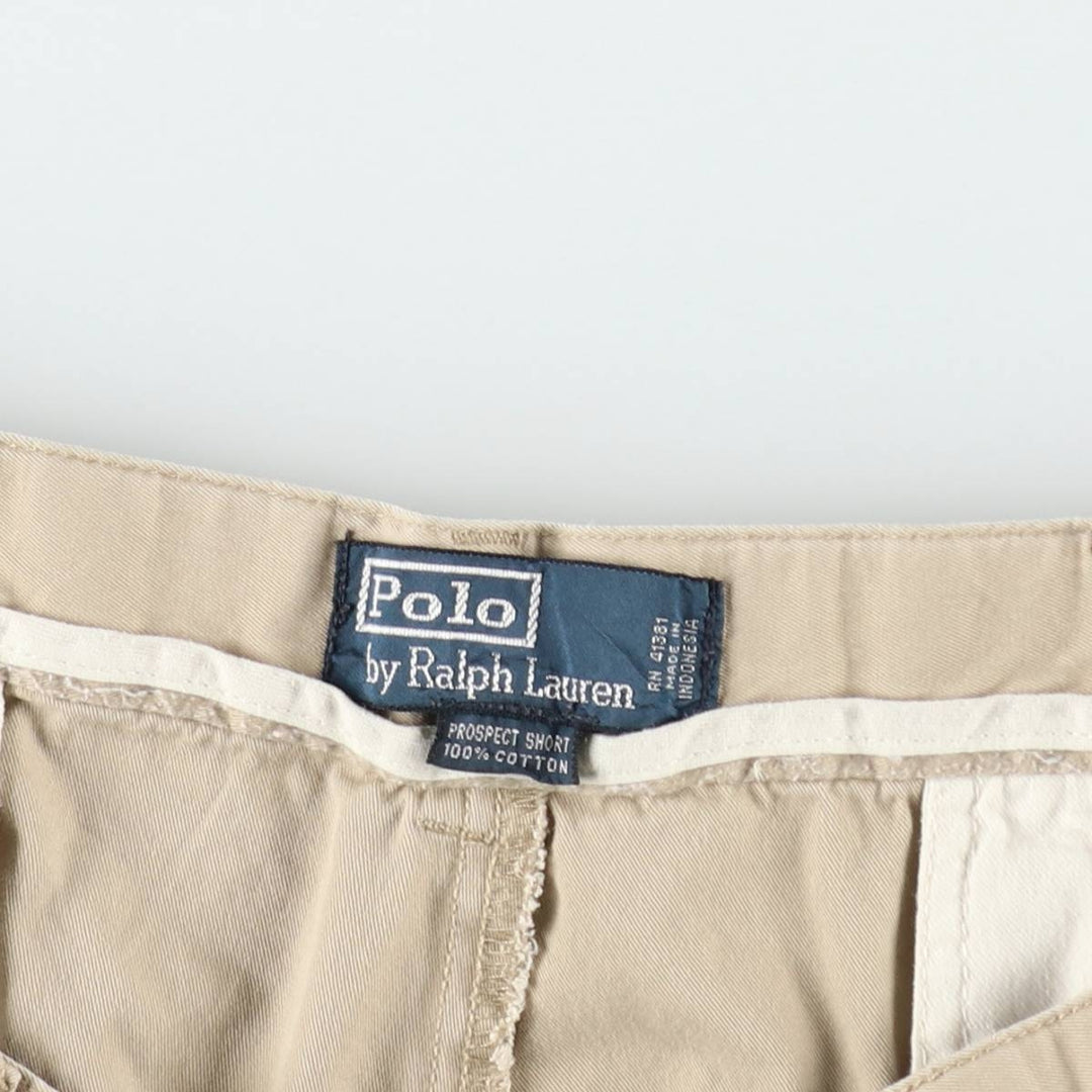 Ralph Lauren POLO by Ralph Lauren PROSPECT SHORT Chino shorts Short pants Men's w35 equivalent cotton Beige type Vintage Second Hand