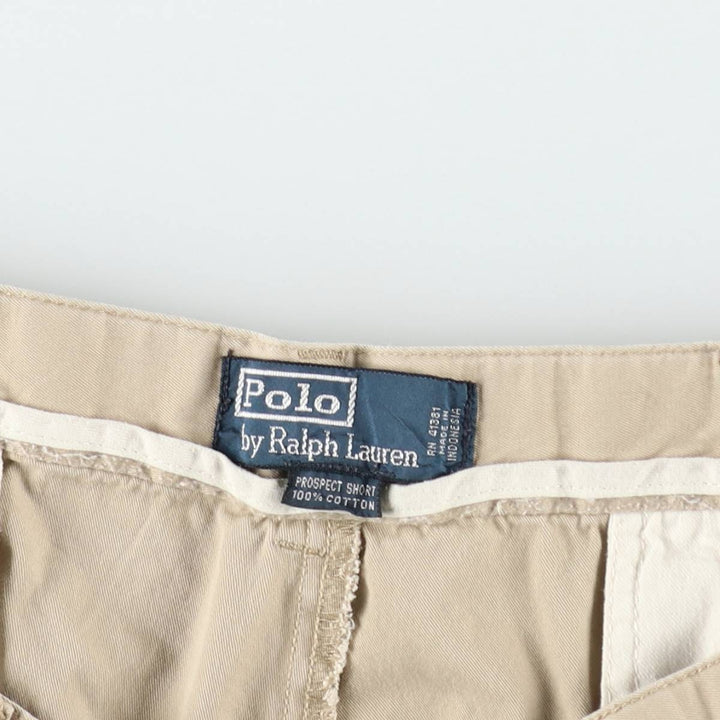 Ralph Lauren POLO by Ralph Lauren PROSPECT SHORT Chino shorts Short pants Men's w35 equivalent cotton Beige type Vintage Second Hand