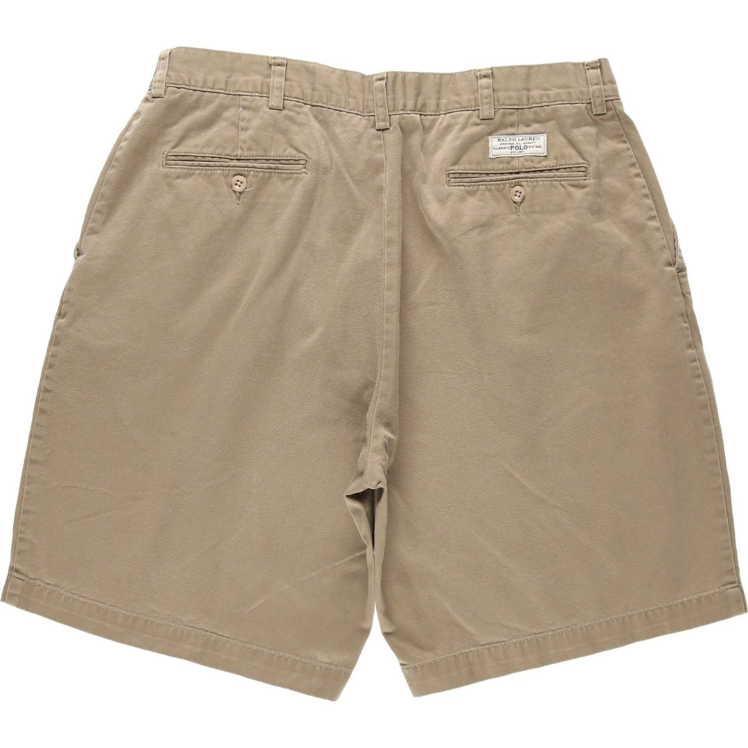 Ralph Lauren POLO by Ralph Lauren PROSPECT SHORT Chino shorts Short pants Men's w35 equivalent cotton Beige type Vintage Second Hand