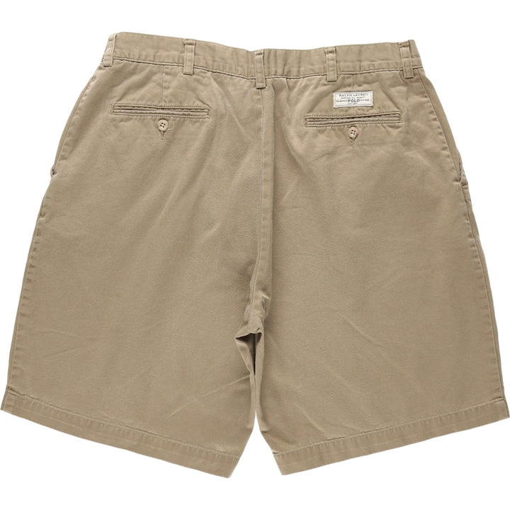 Ralph Lauren POLO by Ralph Lauren PROSPECT SHORT Chino shorts Short pants Men's w35 equivalent cotton Beige type Vintage Second Hand