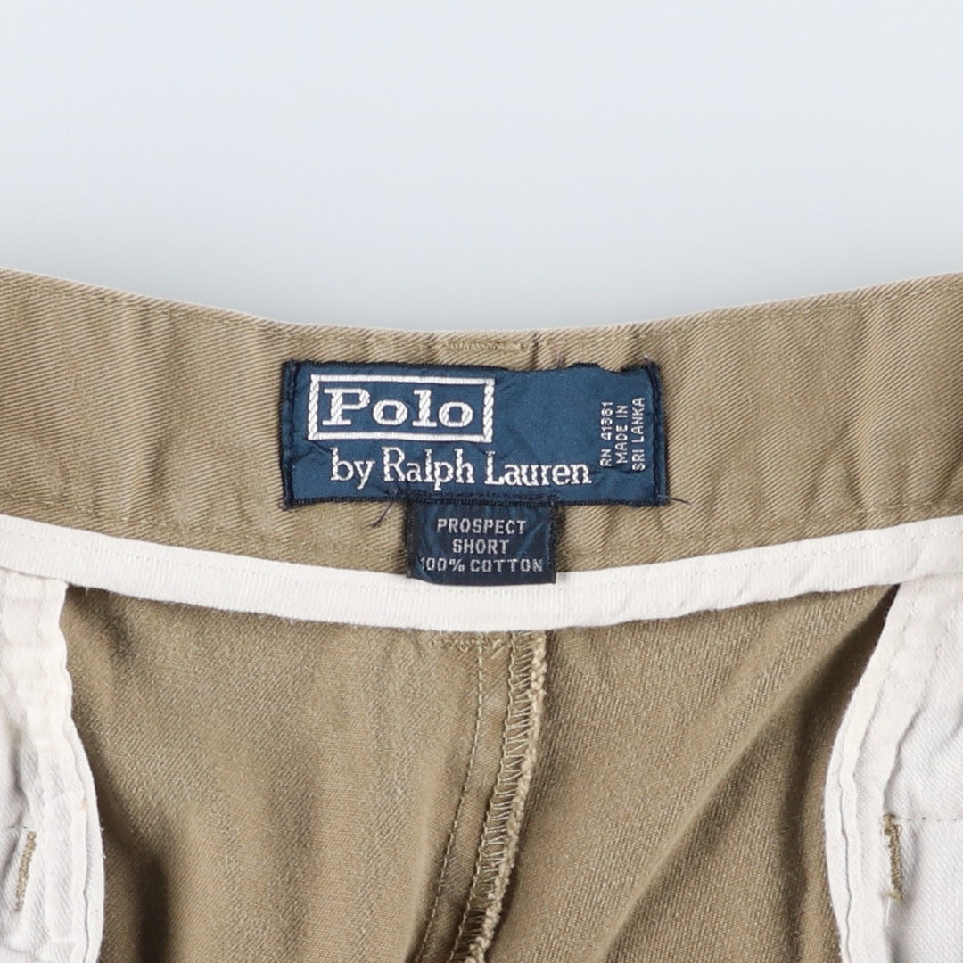 Ralph Lauren POLO by Ralph Lauren PROSPECT SHORT Chino shorts Short pants Men's w35 equivalent cotton Beige type Vintage Second Hand