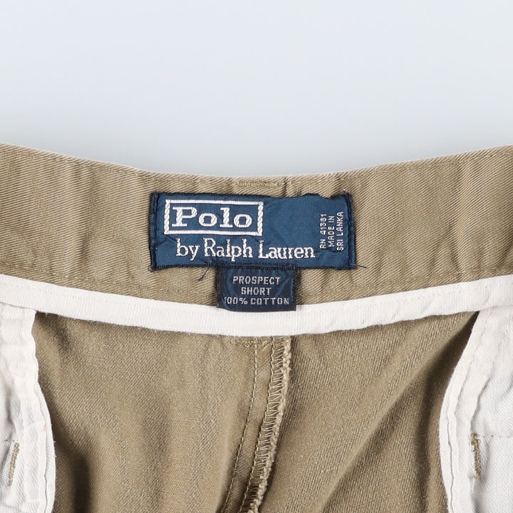 Ralph Lauren POLO by Ralph Lauren PROSPECT SHORT Chino shorts Short pants Men's w35 equivalent cotton Beige type Vintage Second Hand