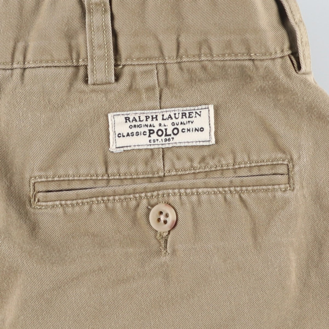 Ralph Lauren POLO by Ralph Lauren PROSPECT SHORT Chino shorts Short pants Men's w35 equivalent cotton Beige type Vintage Second Hand