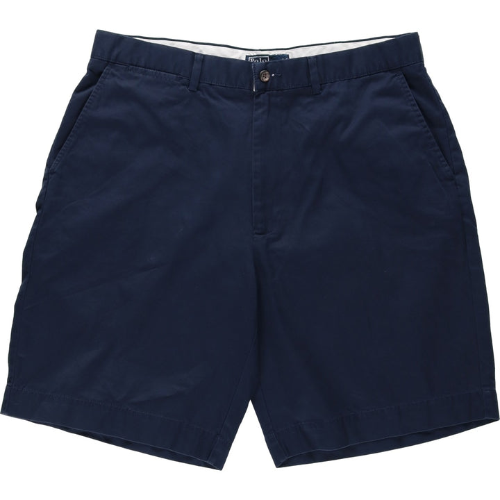Ralph Lauren POLO by Ralph Lauren Chino Shorts Shorts Men's W36 cotton navy blue type Vintage Second Hand