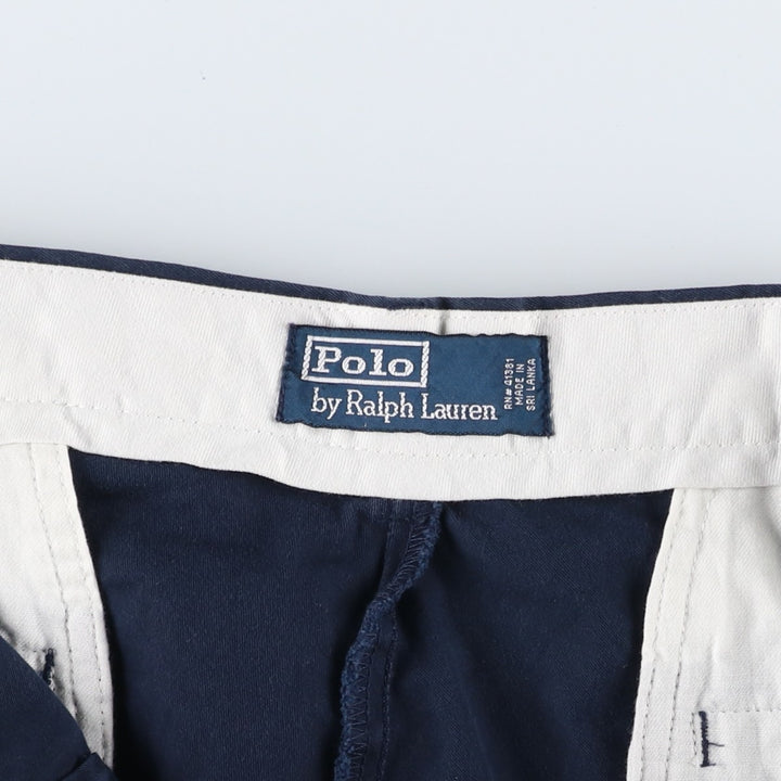 Ralph Lauren POLO by Ralph Lauren Chino Shorts Shorts Men's W36 cotton navy blue type Vintage Second Hand