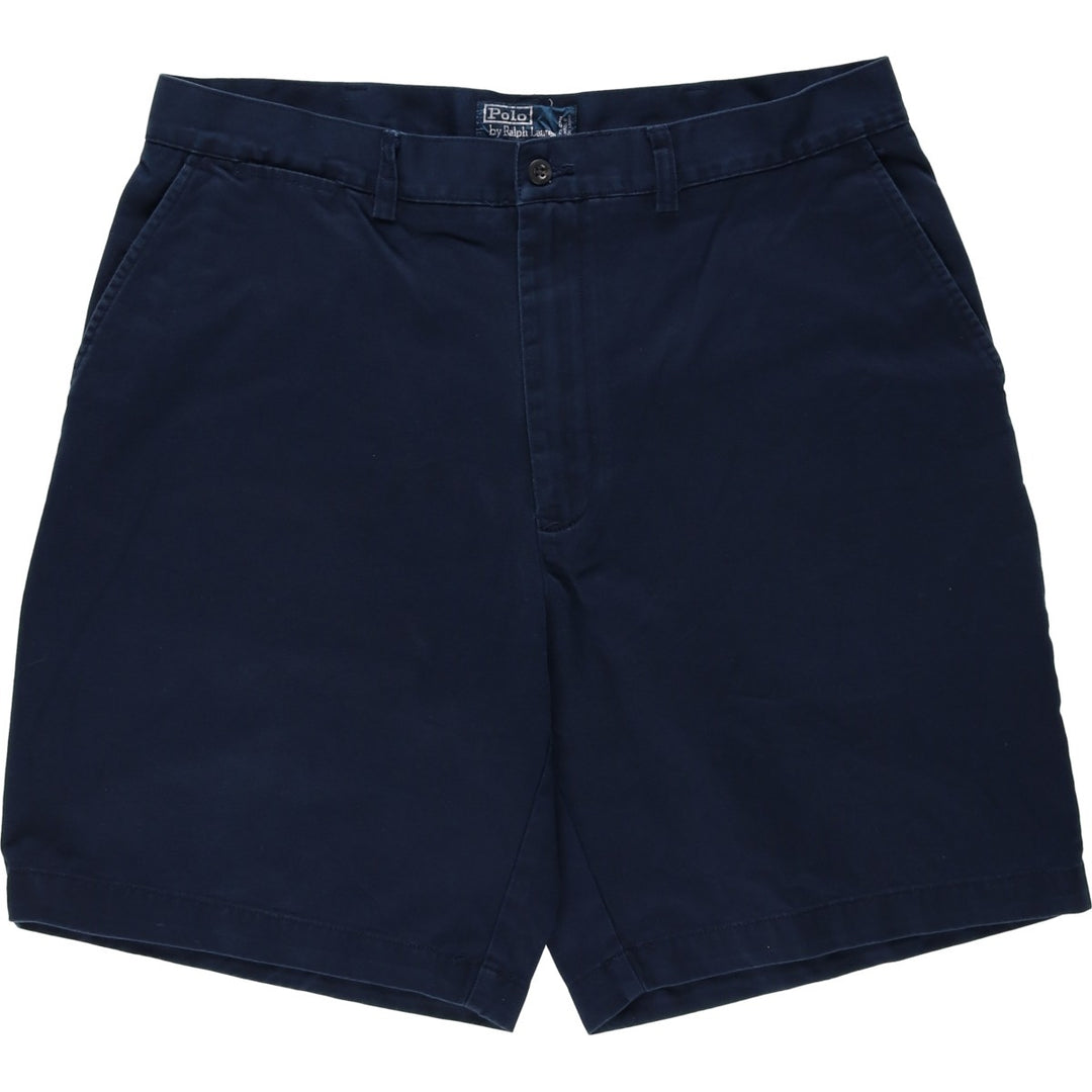 Ralph Lauren POLO by Ralph Lauren PROSPECT SHORT Chino shorts Short pants Men's w36 equivalent cotton navy blue type Vintage Second Hand