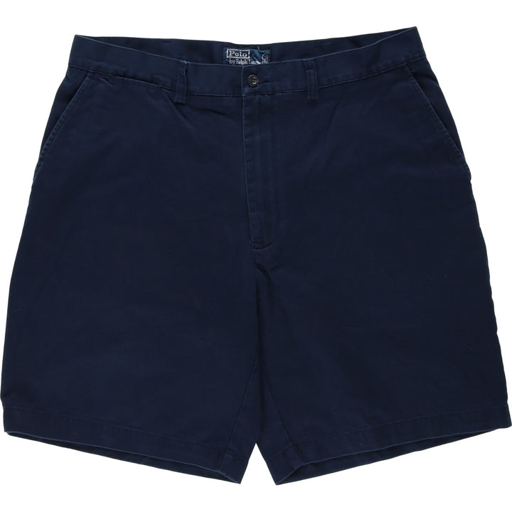 Ralph Lauren POLO by Ralph Lauren PROSPECT SHORT Chino shorts Short pants Men's w36 equivalent cotton navy blue type Vintage Second Hand