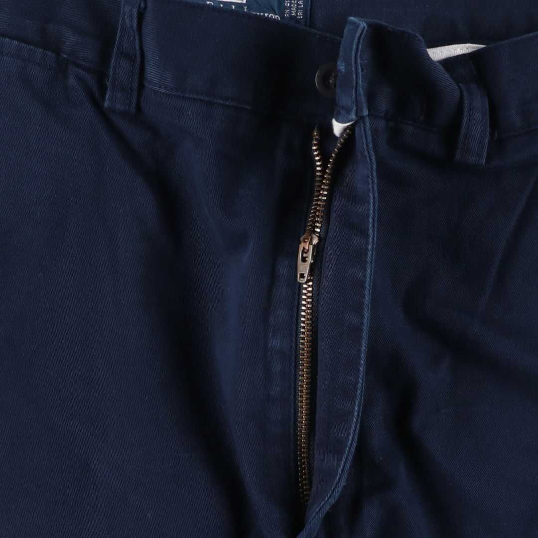 Ralph Lauren POLO by Ralph Lauren PROSPECT SHORT Chino shorts Short pants Men's w36 equivalent cotton navy blue type Vintage Second Hand