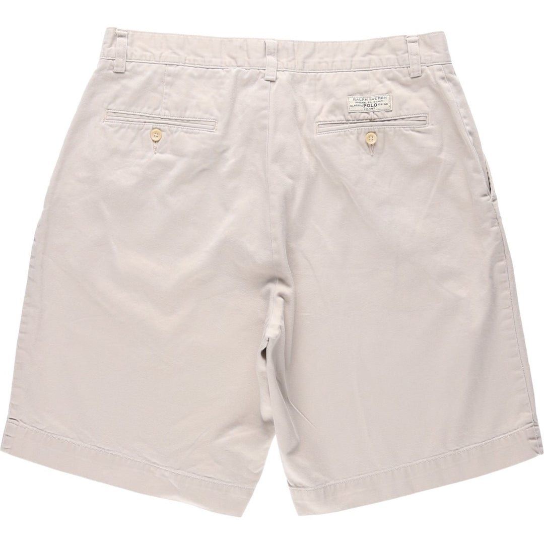 Ralph Lauren POLO by Ralph Lauren PROSPECT SHORT Chino shorts Short pants Men's W34 equivalent cotton Beige type Vintage Second Hand