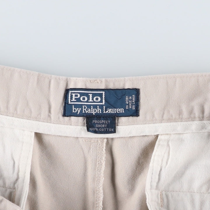 Ralph Lauren POLO by Ralph Lauren PROSPECT SHORT Chino shorts Short pants Men's W34 equivalent cotton Beige type Vintage Second Hand