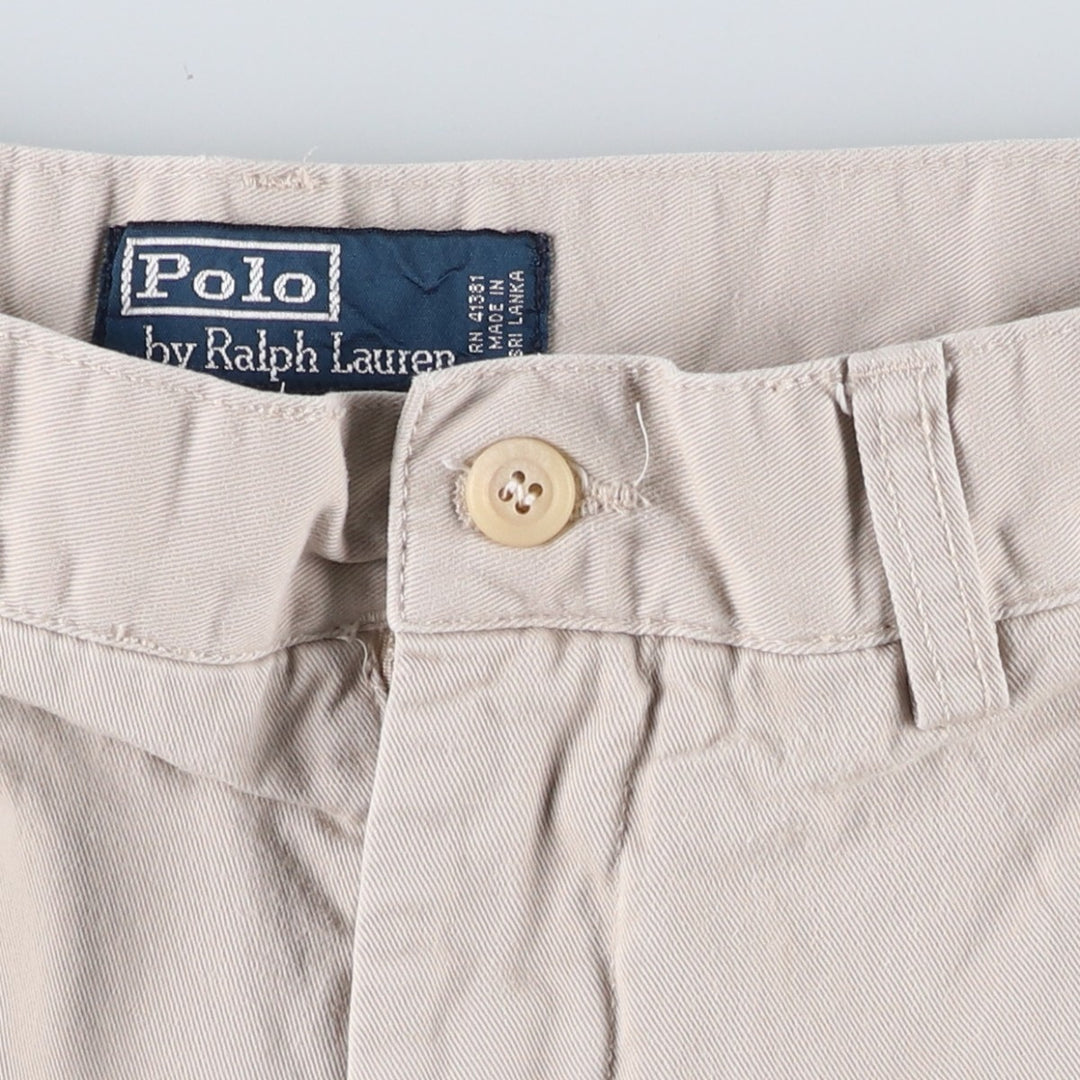 Ralph Lauren POLO by Ralph Lauren PROSPECT SHORT Chino shorts Short pants Men's W34 equivalent cotton Beige type Vintage Second Hand