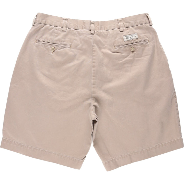 Ralph Lauren POLO by Ralph Lauren PROSPECT SHORT Chino shorts Short pants Men's w35 equivalent cotton Beige type Vintage Second Hand