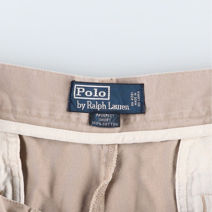 Ralph Lauren POLO by Ralph Lauren PROSPECT SHORT Chino shorts Short pants Men's w35 equivalent cotton Beige type Vintage Second Hand