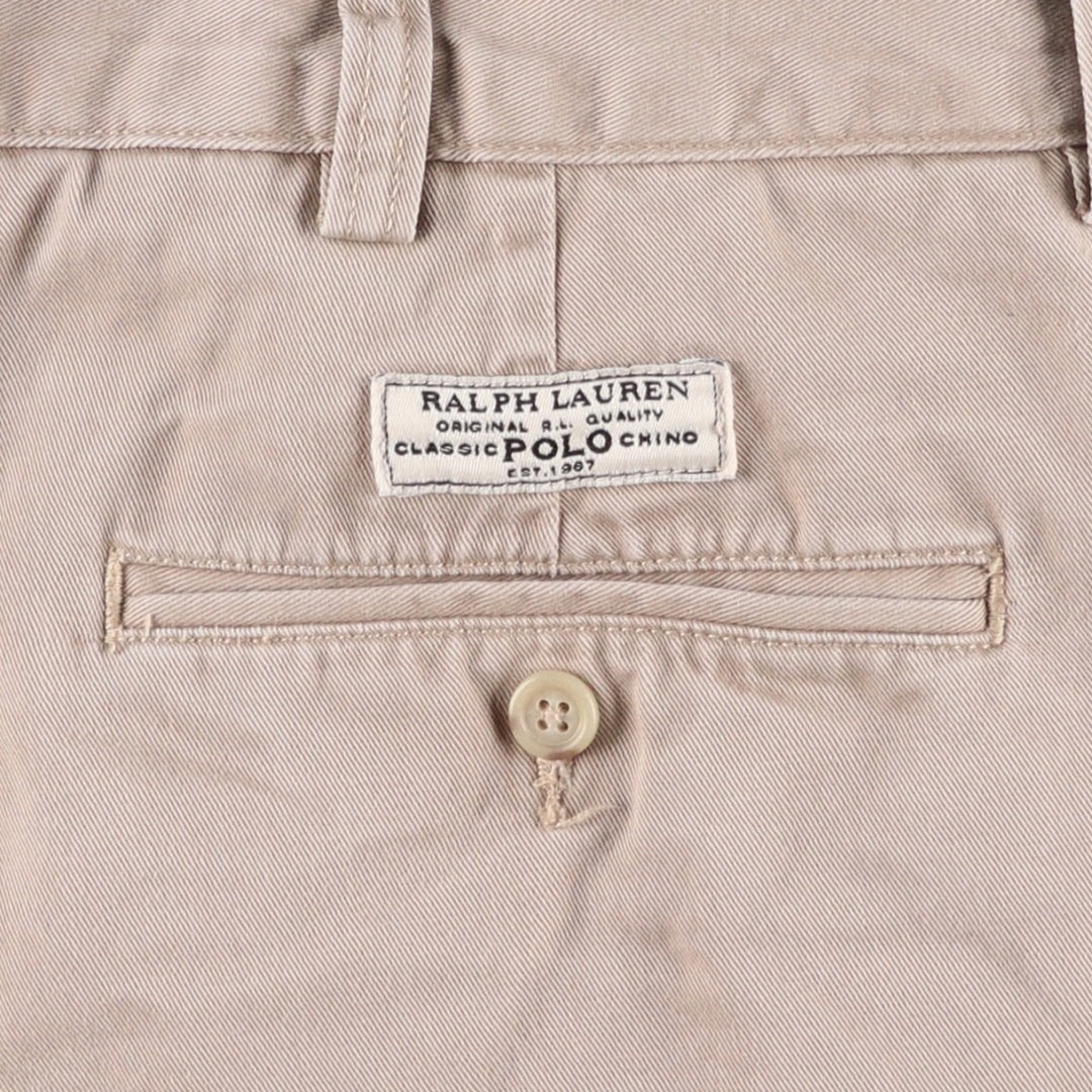 Ralph Lauren POLO by Ralph Lauren PROSPECT SHORT Chino shorts Short pants Men's w35 equivalent cotton Beige type Vintage Second Hand