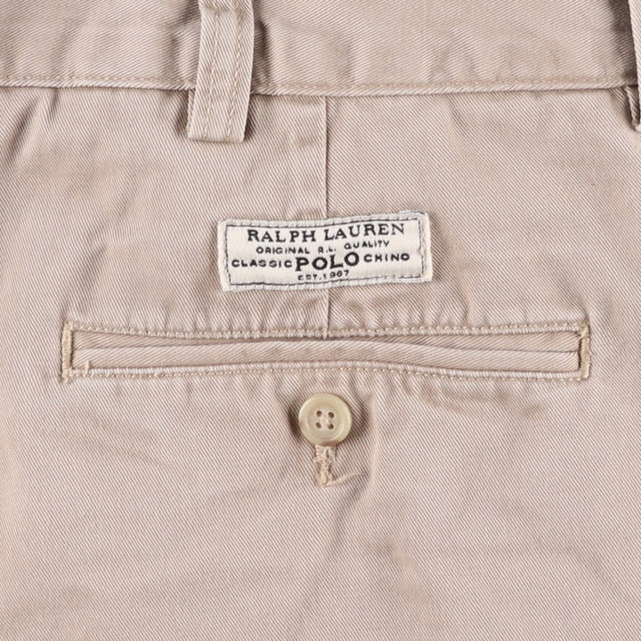 Ralph Lauren POLO by Ralph Lauren PROSPECT SHORT Chino shorts Short pants Men's w35 equivalent cotton Beige type Vintage Second Hand
