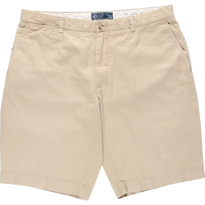 Ralph Lauren POLO by Ralph Lauren Chino Shorts, Men's Size W36 cotton Beige type Vintage Second Hand