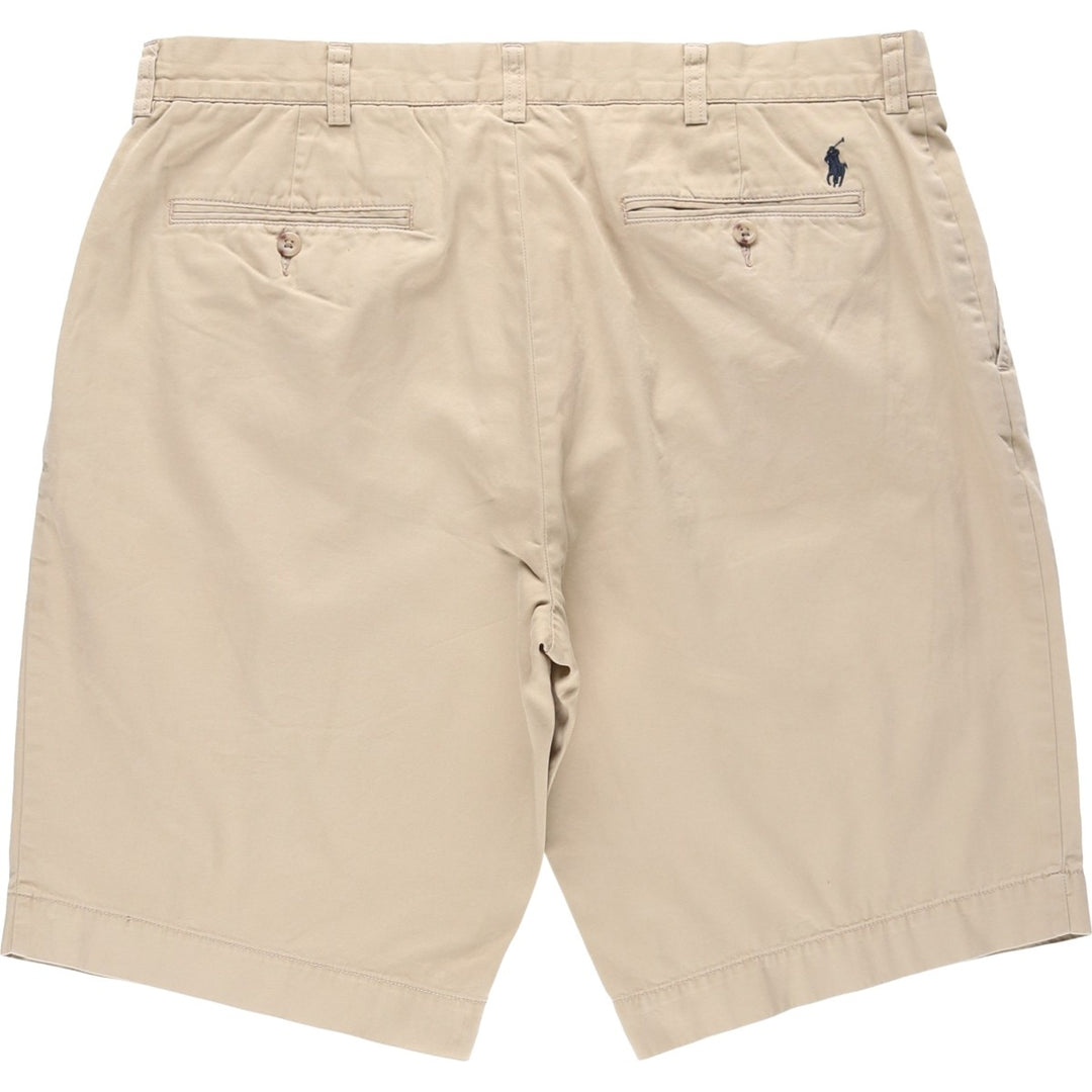 Ralph Lauren POLO by Ralph Lauren Chino Shorts, Men's Size W36 cotton Beige type Vintage Second Hand