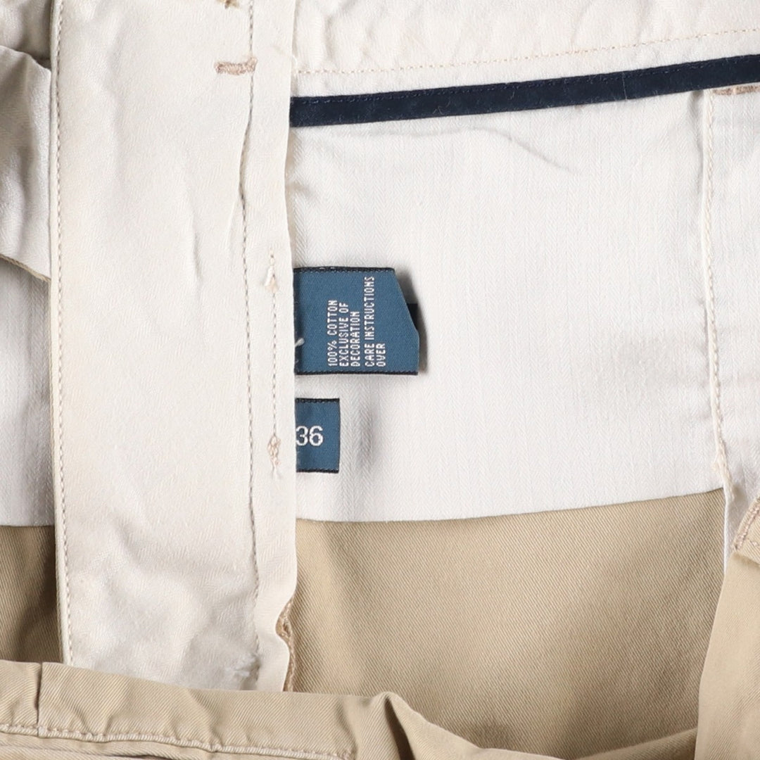 Ralph Lauren POLO by Ralph Lauren Chino Shorts, Men's Size W36 cotton Beige type Vintage Second Hand
