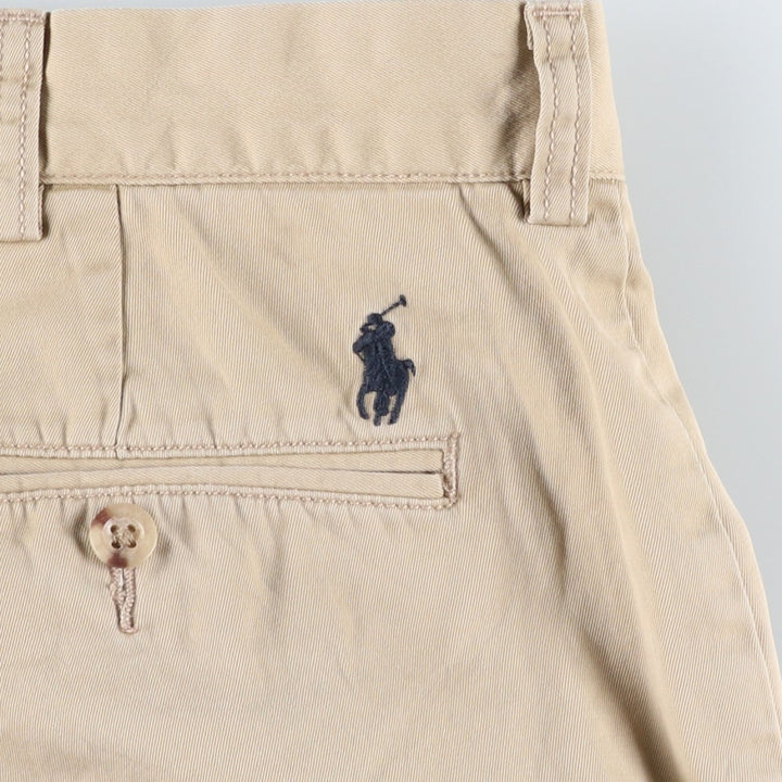 Ralph Lauren POLO by Ralph Lauren Chino Shorts, Men's Size W36 cotton Beige type Vintage Second Hand