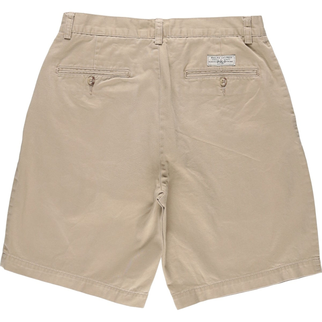 Ralph Lauren POLO by Ralph Lauren PROSPECT SHORT Chino shorts Short pants Men's W31 equivalent cotton Beige type Vintage Second Hand