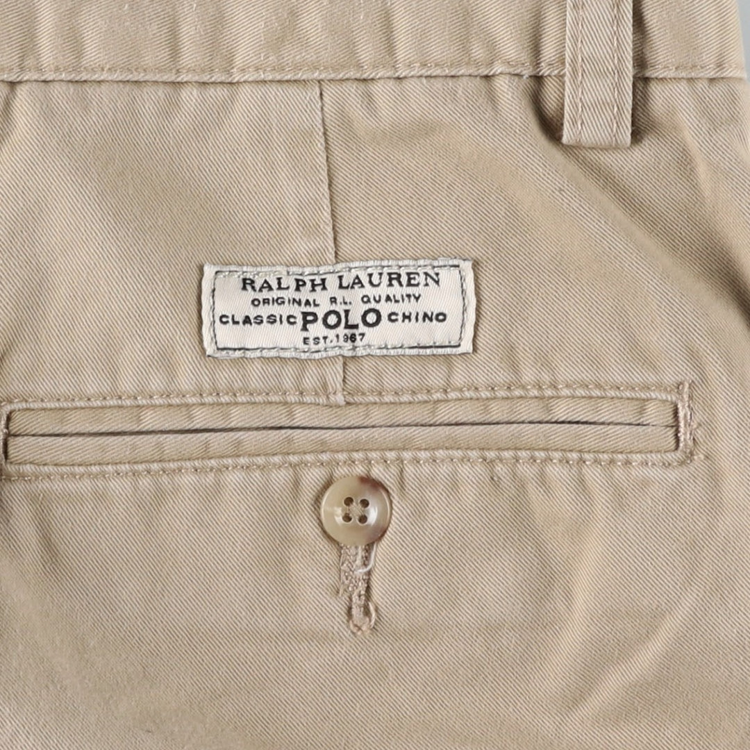 Ralph Lauren POLO by Ralph Lauren PROSPECT SHORT Chino shorts Short pants Men's W31 equivalent cotton Beige type Vintage Second Hand