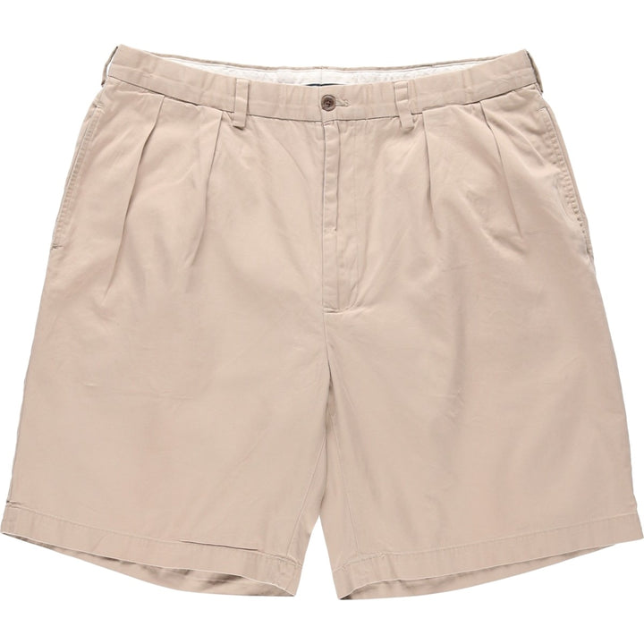 Ralph Lauren POLO GOLF Fairway Shorts, two-pleat chino shorts, men's size W36. cotton Beige type Vintage Second Hand