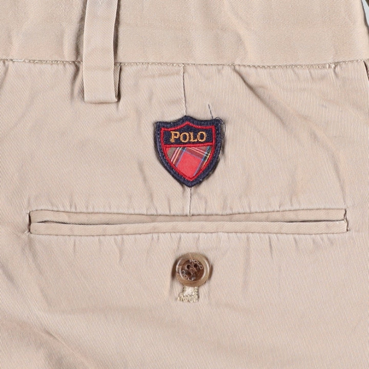 Ralph Lauren POLO GOLF Fairway Shorts, two-pleat chino shorts, men's size W36. cotton Beige type Vintage Second Hand